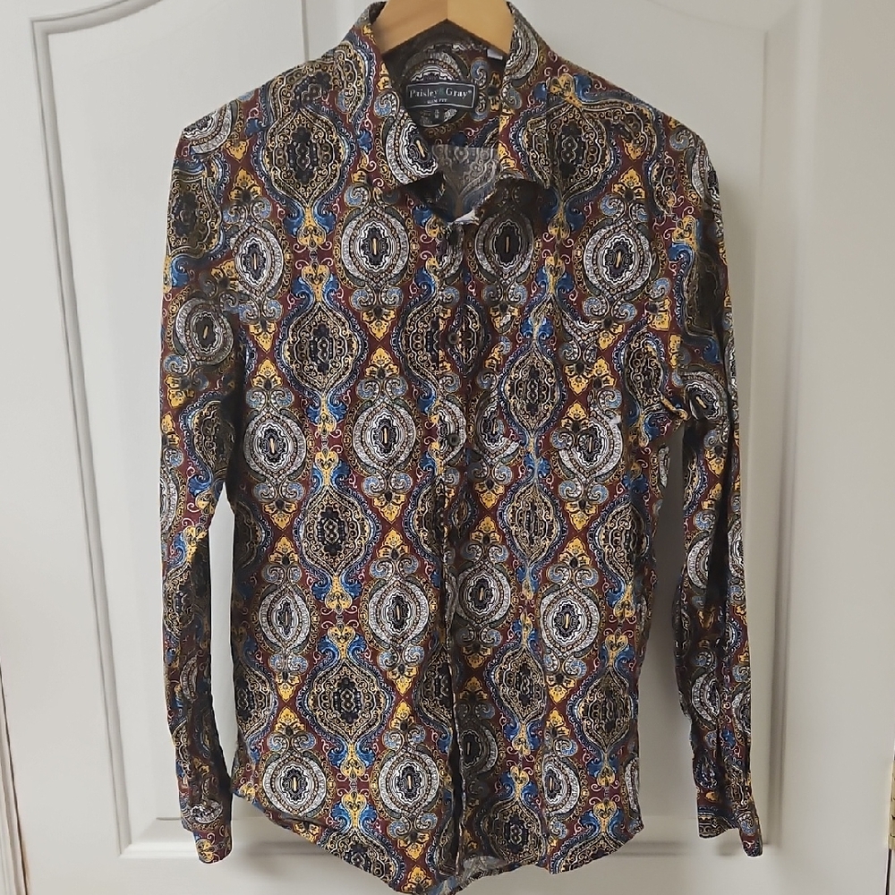 Paisley & Gray Slim Fit Button Down Shirt
